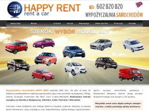 Wynajem samochodów Happy Rent Gdańsk