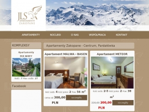 Noclegi apartamentowe w JLS Apartamenty Zakopane